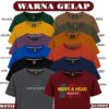 PAKET 4 PCS KAOS DISTRO PRIA WANITA SEMI KATUN 24S MOTIF SIMPLE - Gambar 5